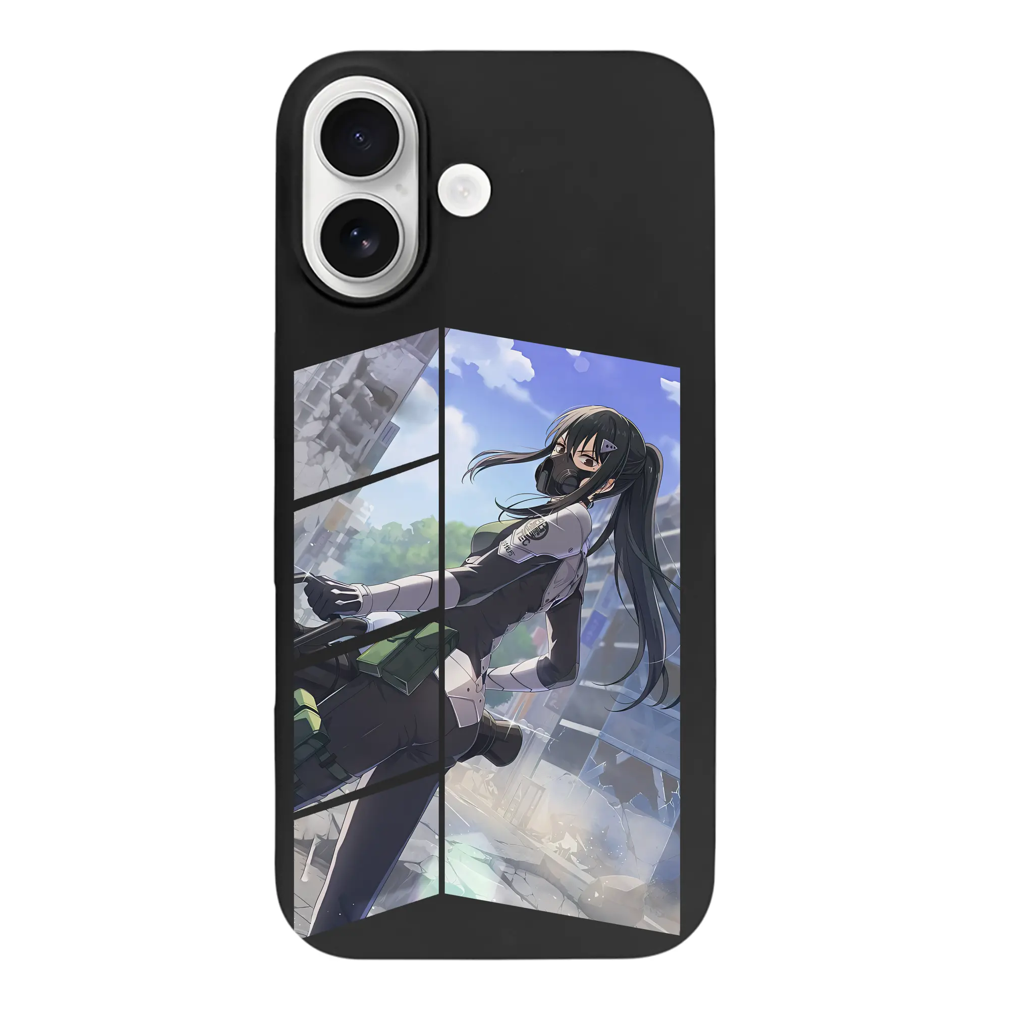 怪獣8号 グッズ,亜白ミナ - iPhone 17 シリーズ シリコンケース 薄型 耐衝撃 指紋防止 ソフトタッチカバー 精密フィット 傷防止 保護ケース iPhone 17/17 Air/17 Pro/17 Pro Max 対応